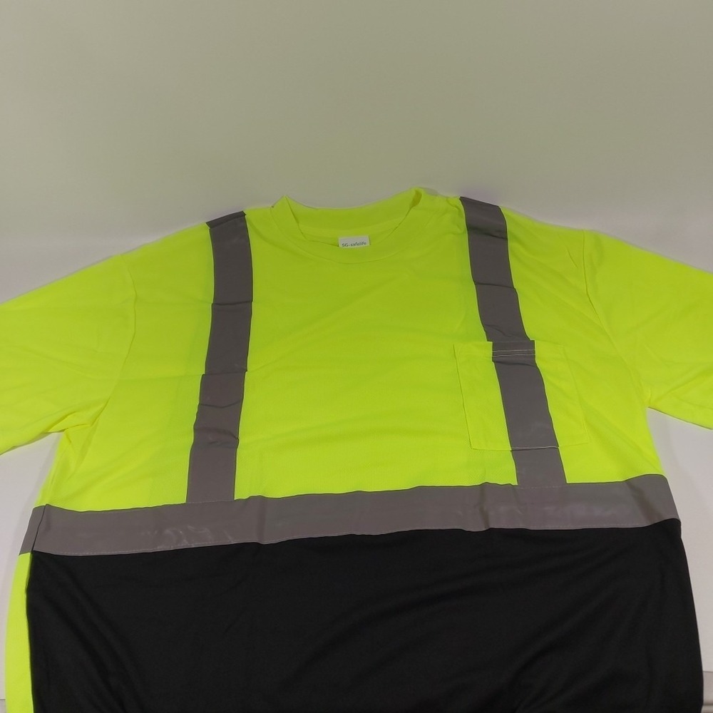 High Visibility Class 2 Reflective Road‎ Work Construction Hi Vis Safety T Shirt